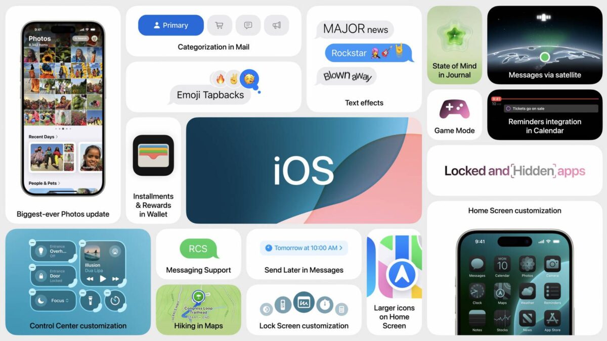 WWDC: Apple announces iOS 18, highlights Home Screen customization, Dark Mode, Game Mode, and other features