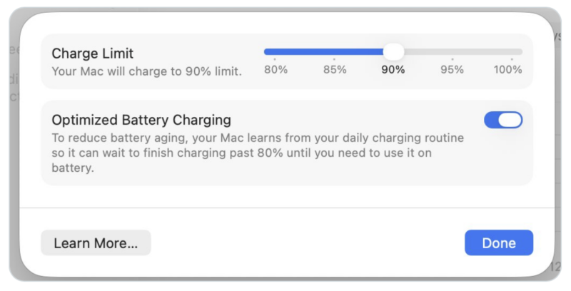 macOS Tahoe 26.4 beta hints at much-anticipated battery charge limit feature